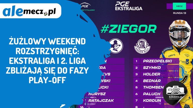 Żużlowy weekend rozstrzygnięć: Ekstraliga i 2. liga zbliżają się do fazy play-off