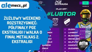 Read more about the article Żużlowy weekend rozstrzygnięć: półfinały PGE Ekstraligi i walka o finał METALKAS 2. Ekstraligi