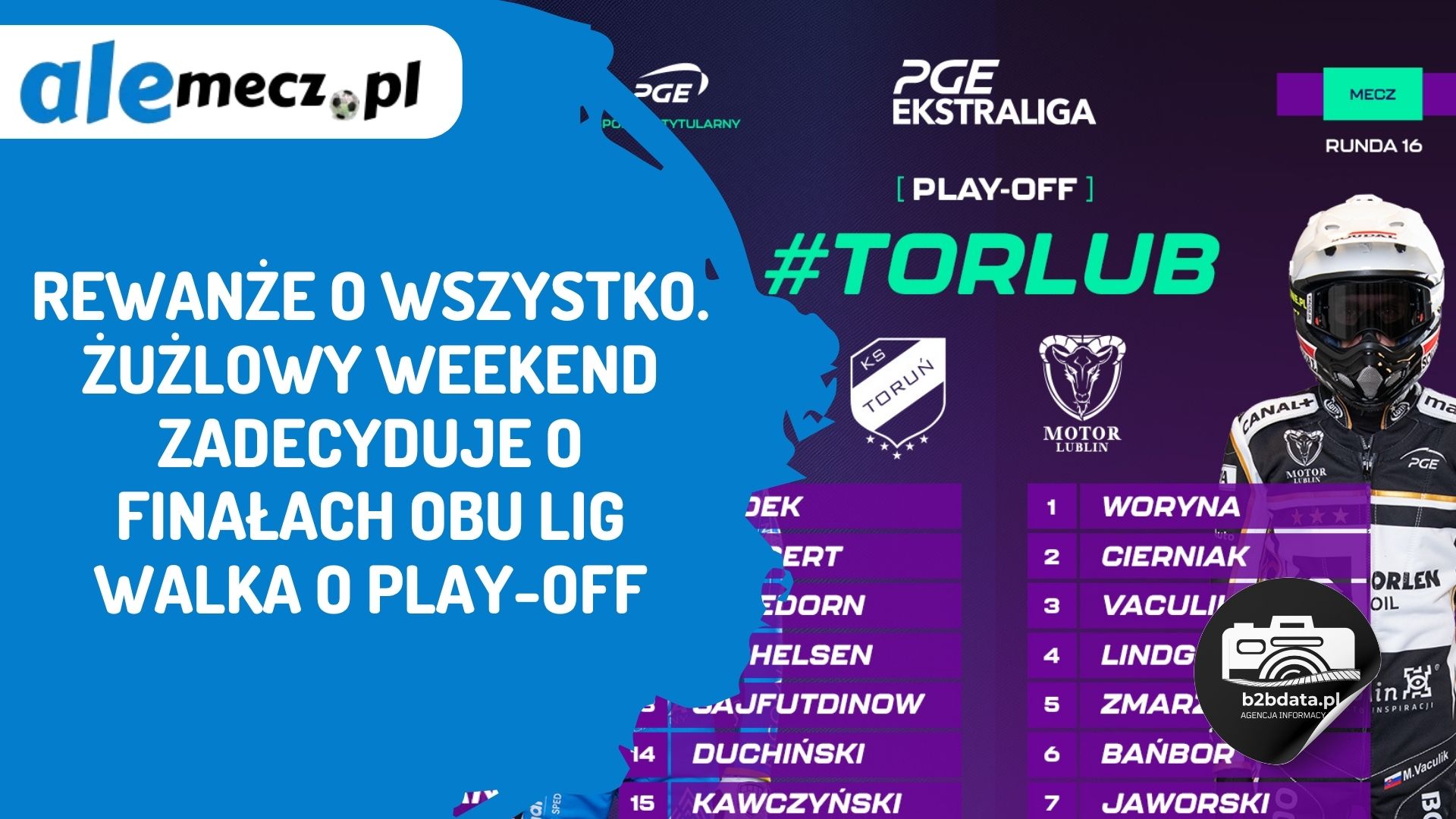 Read more about the article Rewanże o wszystko. Żużlowy weekend zadecyduje o finałach obu lig
