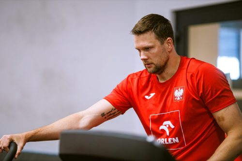 Polska - Austria trening w Olsztynie
