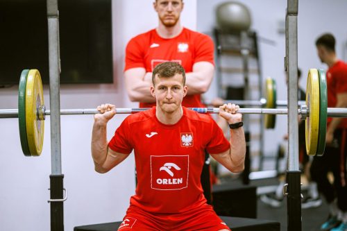 Polska - Austria trening w Olsztynie