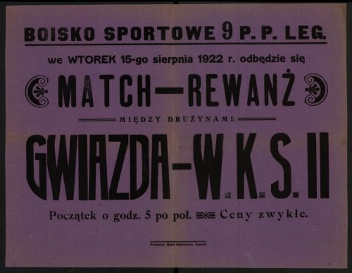 Afisz- -Inc. -We-wtorek-15-go-sierpnia-1922-r